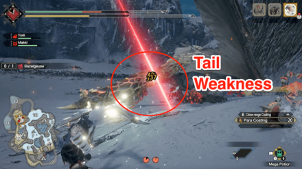MH Rise - Bazelgeuse Weakness Enraged
