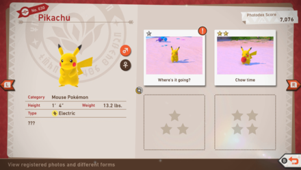 New Pokemon Snap - Male Pikachu