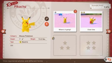 New Pokemon Snap - Female Pikachu