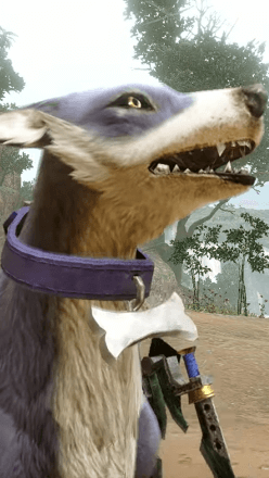 MH Rise - Bone Collar layered armor piece (Palamute)