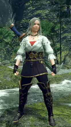 MH Rise - Swallow layered armor set (female)