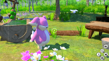 New Pokemon Snap - Observe Audinos Reaction to Spotting Cutiefly