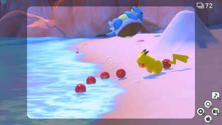 New Pokemon Snap - Pikachu Fluffruit Beach