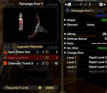 MH Rise - Crafting Rampage Weapons