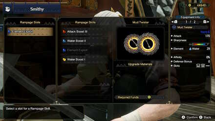 Ramp-Up Skill Choices