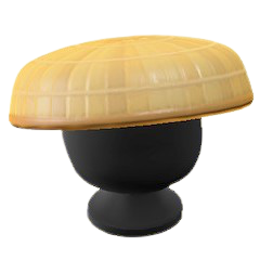 Straw Umbrella Hat Image