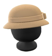 ACNH- Bowler Hat With Ribbon Image