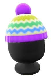 ACNH - Colorful Striped Knit Cap Image