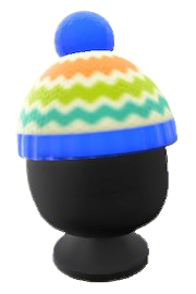 ACNH- Colorful Striped Knit Cap Image