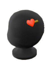 ACNH- Heart Hairpin Image