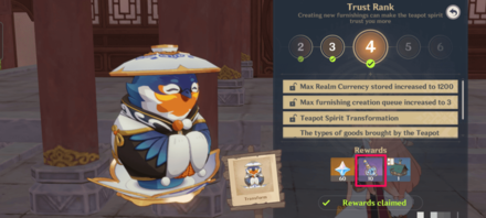 Genshin - Trust Rank Reward - Serenitea Pot