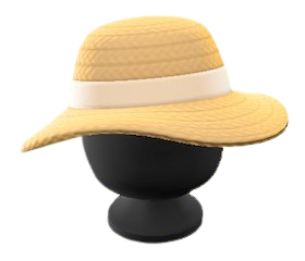 ACNH- Wide-Brim Straw Hat Image
