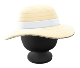 ACNH - Wide-Brim Straw Hat Image