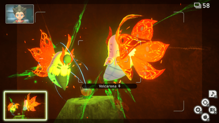 New Pokemon Snap - Vocal Volcarona Aim the Reticule