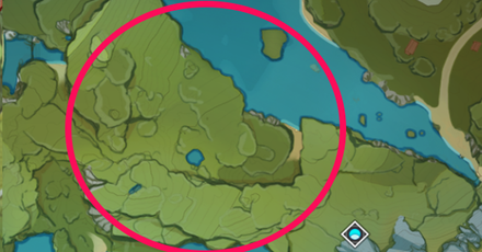 Genshin - Birch Wood Location Ridge Watch