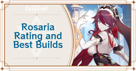 Rosaria Rating And Best Build Genshin Impact Game8