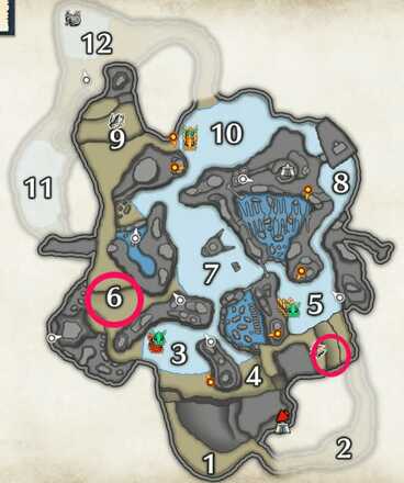 Monster Hunter Rise - Altaroth Locations Frost Islands