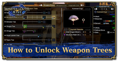 How to unlock new weapon types in Monster Hunter Now