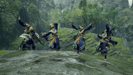 MH Rise - Gestures (4 Jumps)