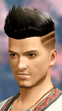 MH Rise - Great Baggi Crest hairstyle
