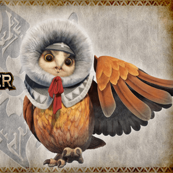 MH Rise - Fluffy Hood Cohoot Outfit