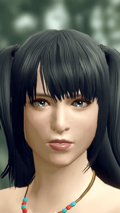 MH Rise - Twin Ponytails Hairstyle