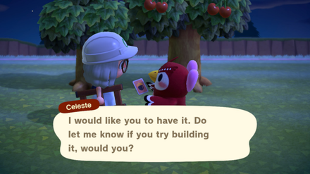 ACNH - Celeste DIY Recipe