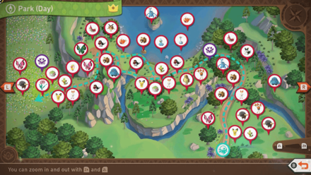 New Pokemon Snap Park Day Branching Path Locations