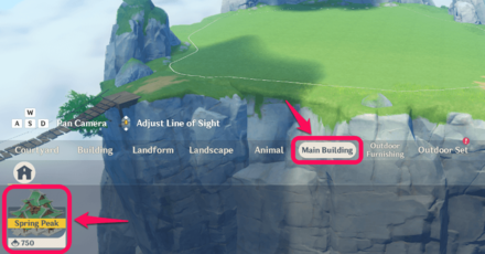 Genshin - How to Move Mansion to Other Areas