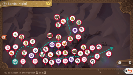 New Pokemon Snap - Sands (Night) Map