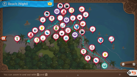 New Pokemon Snap - Beach (Night) Map