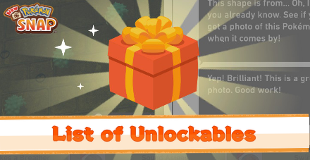 New Pokemon Snap - List of Unlockables