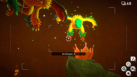 New Pokemon Snap - Illumina Spot (Fireflow Volcano) Crystabloom2