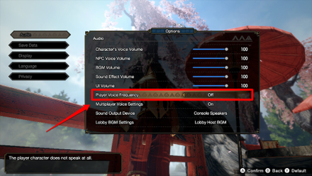 Monster Hunter Rise - Player Voice Frequency