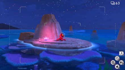 New Pokemon Snap - Beach (Night) Crystabloom2