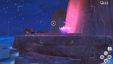 New Pokemon Snap - Beach (Night) Crystabloom3