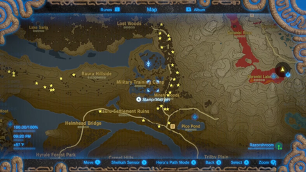 BotW - How to Farm Razorshrooms - Military Training Camp.png