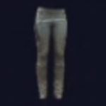 Spotted Polyamide Slim-Fits