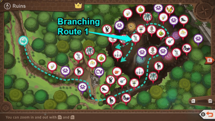 New Pokemon Snap - Ruins Alternate Route Map
