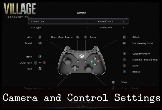 Controls and Camera Settings Guide Resident Evil Village