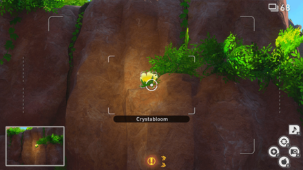 New Pokemon Snap - Ruins Glowing Crystabloom