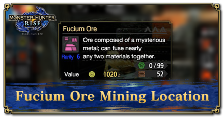 Monster Hunter Rise (MH Rise) - Fucium Ore Banner