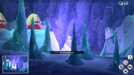 New Pokemon Snap - Snowfields (Night) Crystabloom4