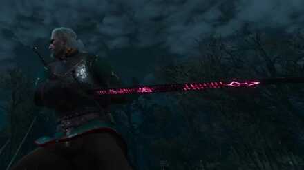 Geralt equipped with the Ultimatum