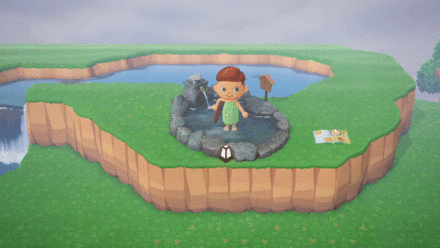 ACNH - How to Get Out of Baths and Pools - Put in Pockets