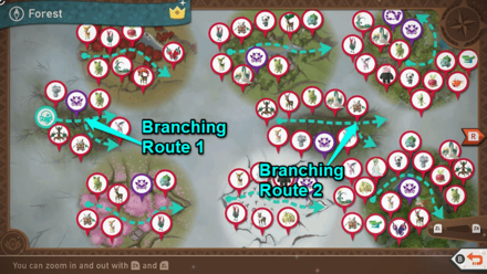 New Pokemon Snap - Forest Alternate Route Map