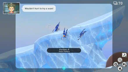 Polar Vivillon Wing Pattern Snowfields Day Snow Wall.jpg