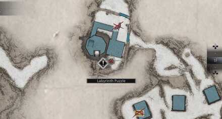 Resident Evil Village Chartreuse Skull Map