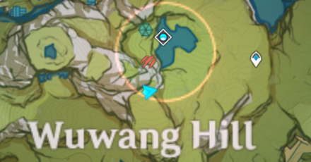 Genshin - Wuwang Hill Spot 2 Map