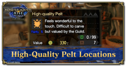 Monster Hunter Rise (MH Rise) - High-quality Pelt Banner